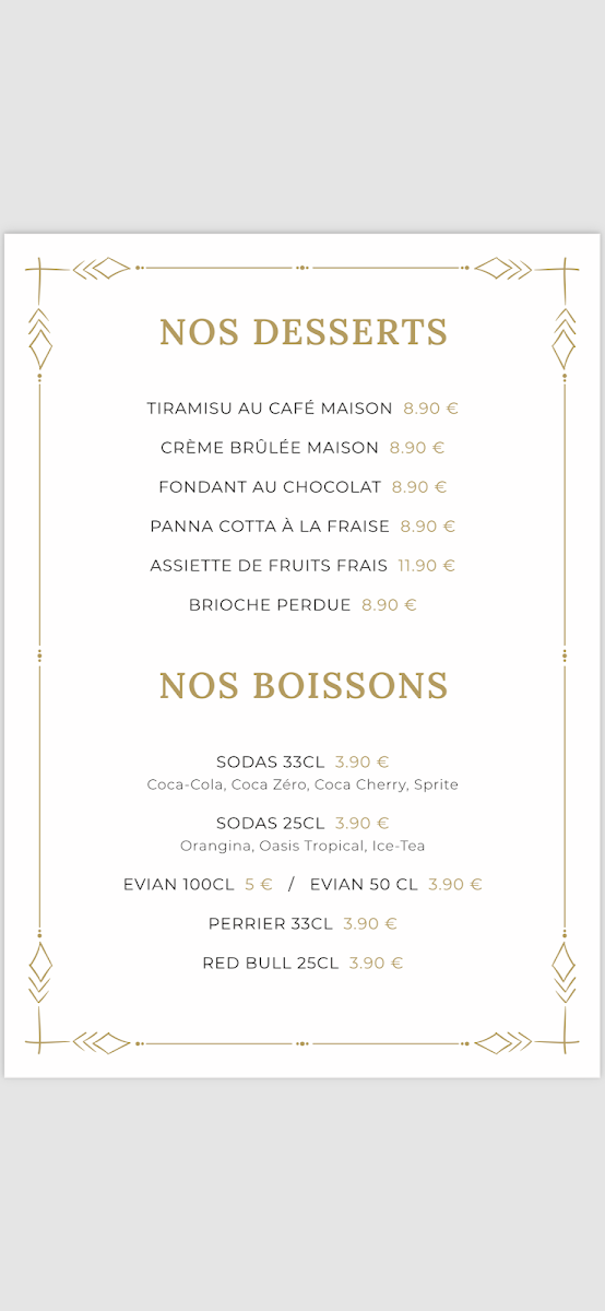 Menu La Parisienne-1